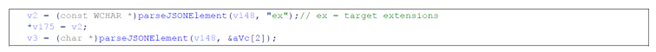 Figure 7. Parsing of ex JSON Value